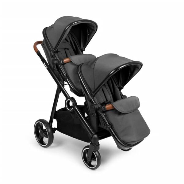 Baninni Twin Stroller Luiz Grey
