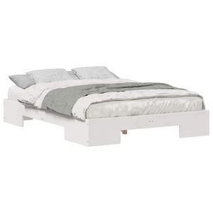 vidaXL Bed Frame White 120 x 200 cm