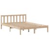vidaXL Bookcase Bed without Mattress 140x190 cm Solid Wood Pine