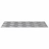 vidaXL Stair Tread Rectangular 2 pcs Silver 40 x 20 cm Aluminium