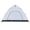 vidaXL Camping Tent 4-Person White Blackout Fabric Quick Release
