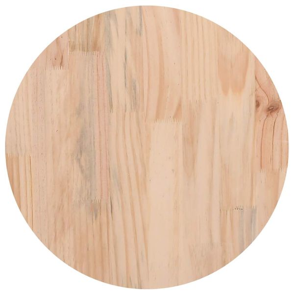 vidaXL Table Top Round &Oslash;40x3 cm Solid Wood Pine