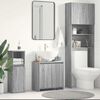 vidaXL Bathroom Cabinet Grey Sonoma 60x33x61 cm Engineered Wood