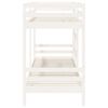 vidaXL Bunk Bed without Mattress White 80x200 cm Solid Wood Pine