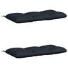 vidaXL Bench Cushions VIANEN 2 pcs 100% Polyester Dark Blue