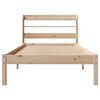 vidaXL Bed Frame without Mattress 75x190 cm Small Single Solid Wood Pine