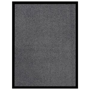 vidaXL Doormat | Anthracite | 100% Polypropylene twisted heatset, vinyl