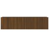 vidaXL TV Wall Cabinet Brown Oak 120x30x30 cm Engineered Wood