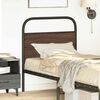 vidaXL Replace Headboard Brown Oak 80 cm Steel and Engineered Wood