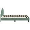 vidaXL Children's Bed Frame with Headboard Sea Green 80 x 160 cm