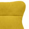 vidaXL Relaxing Chair Yellow 69 x 74 x 93 cm Velvet