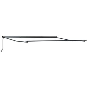 vidaXL Awning Manual Anthracite 4.5 x 3.5 m Metal