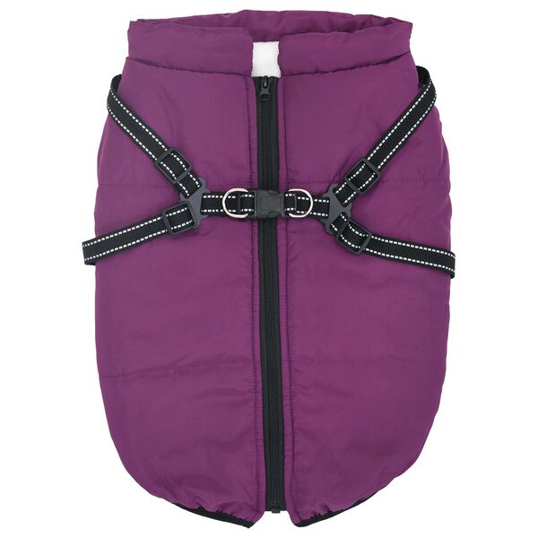 vidaXL Dog Coat Purple L44