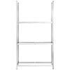 vidaXL 3-Layer Tire Racks 3 pcs Silver 110x40x200 cm Steel