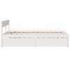 vidaXL Bed Frame without Mattress White 120x200 cm Solid Wood Pine