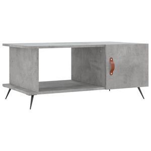 vidaXL Coffee Table Concrete Grey 90x50x40 cm Engineered Wood