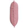 vidaXL Back Pillow Pink 50 x 45 cm Corduroy Fabric