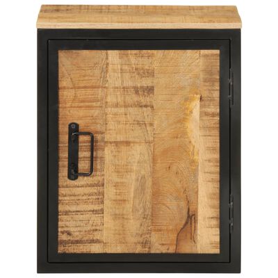 vidaXL Bathroom Cabinet 40x30x50 cm Solid Wood Mango and Iron