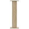 vidaXL Plant Stands 2 pcs Sonoma Oak 30x30x95 cm Engineered Wood