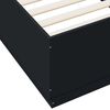 vidaXL Bed Frame with LED without Mattress Black 100x200 cm