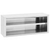 vidaXL Kitchen Wall Cabinet 120x40x50 cm Stainless Steel