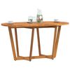 vidaXL Garden Dining Table Oval 150x90x75 cm Solid Wood Acacia