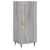 vidaXL Highboard Grey Sonoma 34.5x34x180 cm Engineered Wood