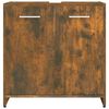 vidaXL Bathroom Cabinet Smoked Oak 60x33x60 cm Engineered Wood