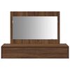 vidaXL Dressing Table Brown 100 x 40 x 70 cm Engineered Wood