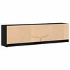 vidaXL TV Units 2 pcs Black 180 x 34 x 50 cm Engineered wood