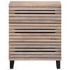 vidaXL Sideboard White 60x34x75 cm Solid Wood Mango