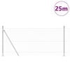 vidaXL Fence Post Silver 25 x 0.8 m (13 mm mesh) Steel