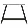 vidaXL Coffee Table Legs A-Shaped 2 pcs Black&nbsp;60x(42-43) cm Steel