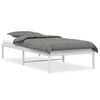 vidaXL Metal Bed Frame without Mattress White 90x190cm