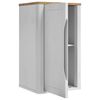 vidaXL Bathroom Wall Cabinet with Shelf FLORO White 35 x 30 x 60 cm