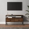 vidaXL TV Cabinet Brown Oak 80x35x45 cm Engineered Wood