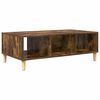 vidaXL Coffee Table Smoked Oak 102 x 55 x 35 cm Engineered Wood