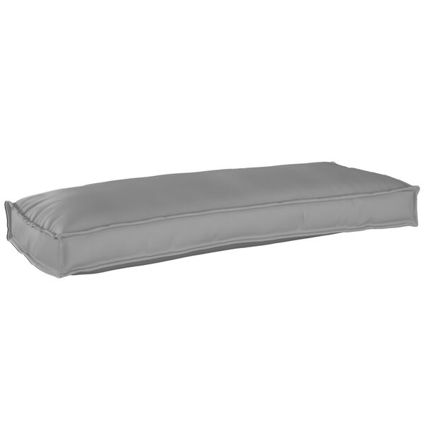 vidaXL Pallet Cushion Set 2 pcs Grey 100 x 40 x 8 cm Oxford fabric
