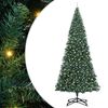 vidaXL Artificial Pre-lit Christmas Tree with Ball Set Green 500 cm