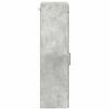 vidaXL Bathroom Wall Cabinet TULUM Concrete Grey 37 x 24.5 x 86 cm