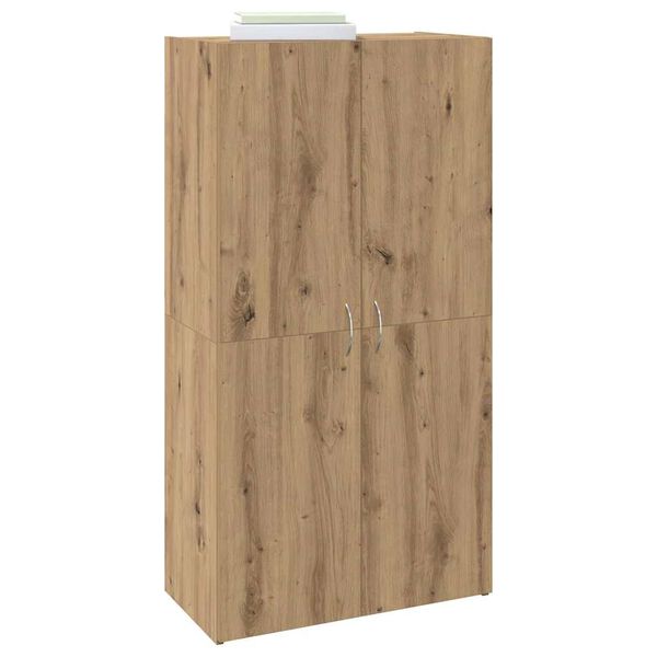 vidaXL Office Cabinet Old Wood 60 x 32 x 115 cm Engineered Wood