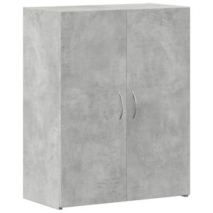 vidaXL File Cabinet Concrete Grey 60x32x77.5 cm Engineered Wood