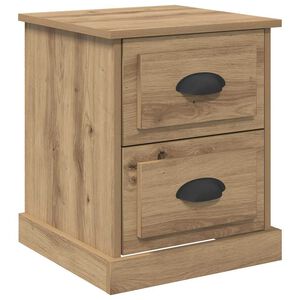 vidaXL Bedside Cabinet Artisan Oak 39 x 39 x 47.5 cm Engineered Wood
