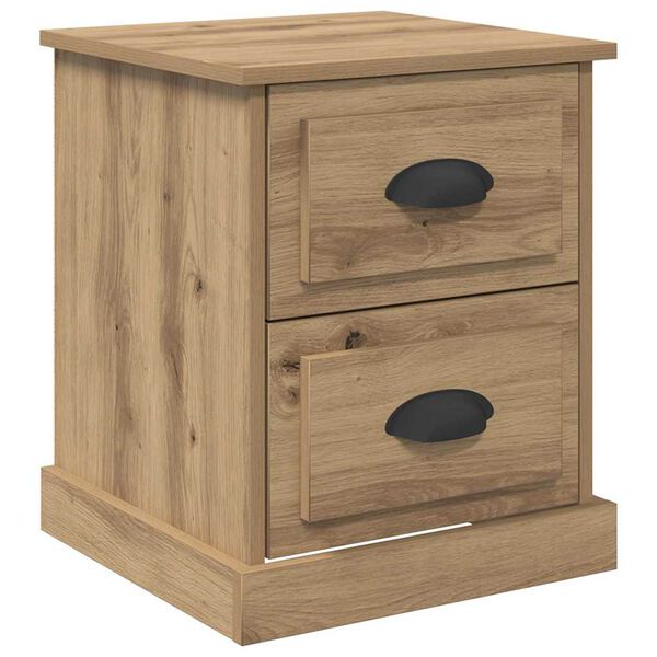 vidaXL Bedside Cabinet Artisan Oak 39 x 39 x 47.5 cm Engineered Wood