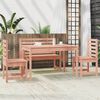 vidaXL 4 Piece Garden Dining Set Solid Wood Douglas