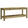 vidaXL Garden Bench 108x35x45 cm Impregnated Wood Pine