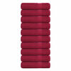vidaXL Shower Towels "FROGN" 10 pcs Bordeaux 70x140 cm 360 gsm
