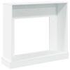 vidaXL Fireplace Surround White 100x30x87.5 cm Engineered Wood