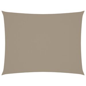 vidaXL Sunshade Sail Oxford Fabric Rectangular 4x5 m Taupe