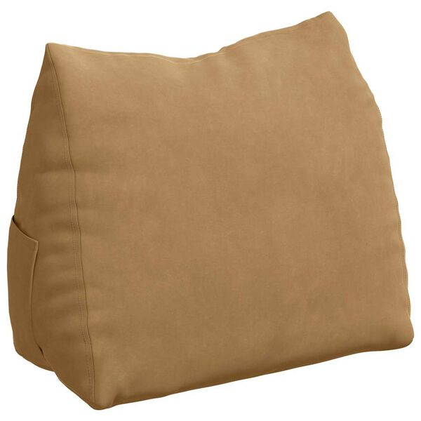 vidaXL Back Pillow Brown 60 x 20 x 50 cm Corduroy Fabric